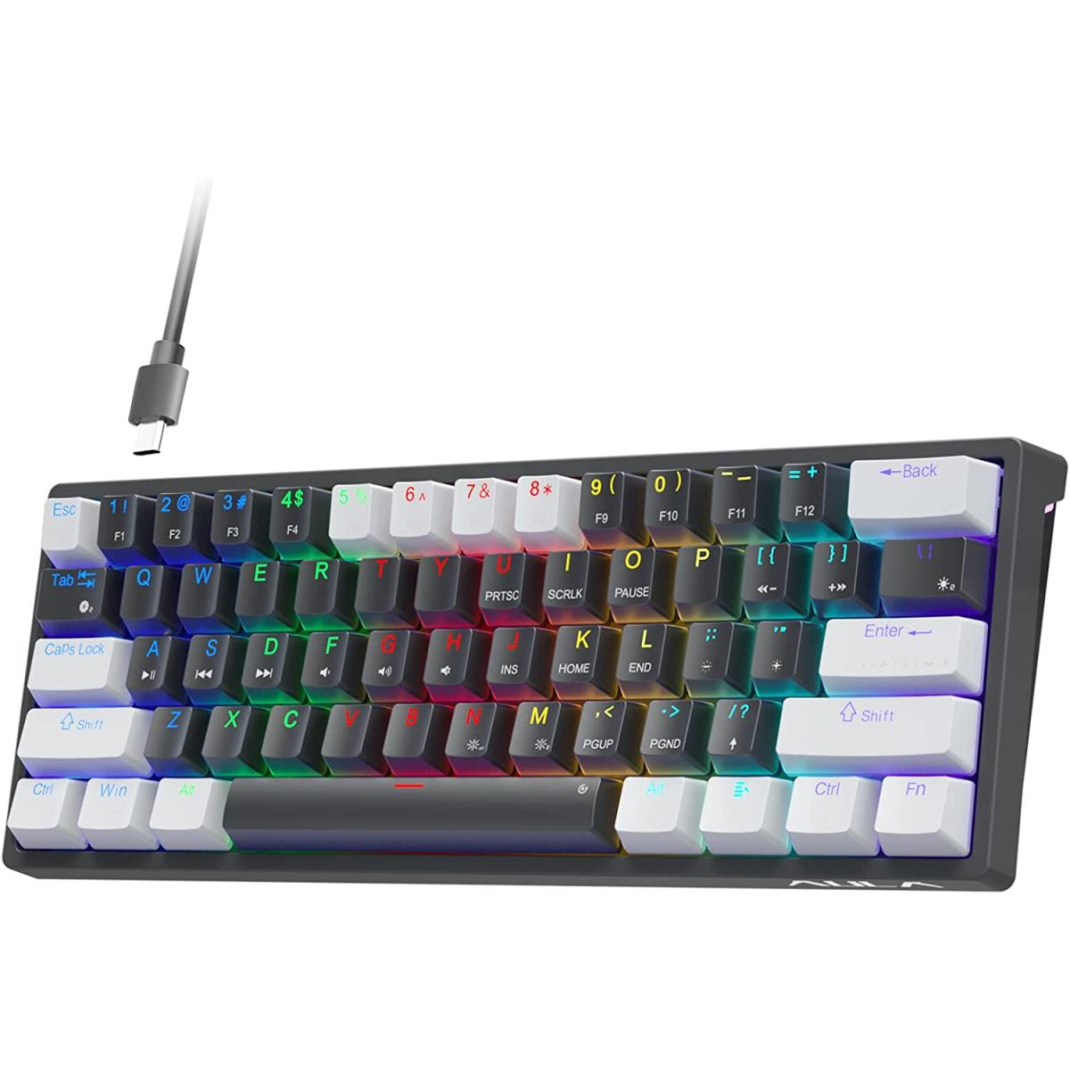 Aula Wind F3261 RGB 61Key Blue Switch Wired Mechanical Gaming Keyboard Aula Wind F3261 RGB 61Key Blue Switch Wired Mechanical Gaming Keyboard